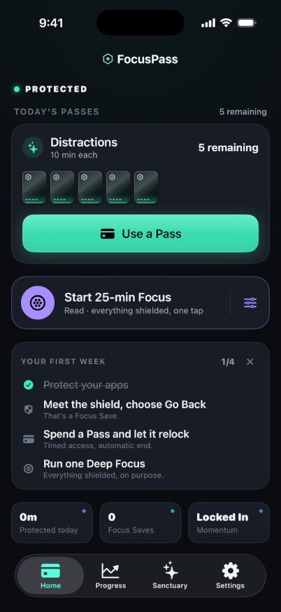 FocusPass: App Blocker screenshot 2